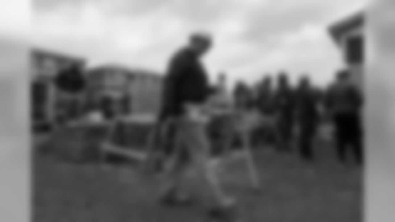 President and CEO Joe Ellis at the fifth annual Habitat for Humanity of Metro Denver CEO Build at Habitat's Sheridan Square Community. The Build included participation from more than CEOs representing Denver-area industries including IT, oil & gas and banking.