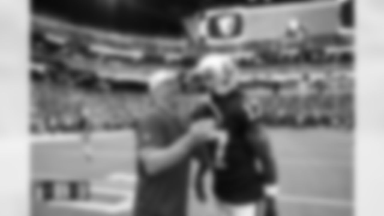 Before the Broncos' Week 4 game against the Las Vegas Raiders at Allegiant Stadium in Las Vegas, Nevada on October 2, 2022. (Photo by Gabriel Christus)