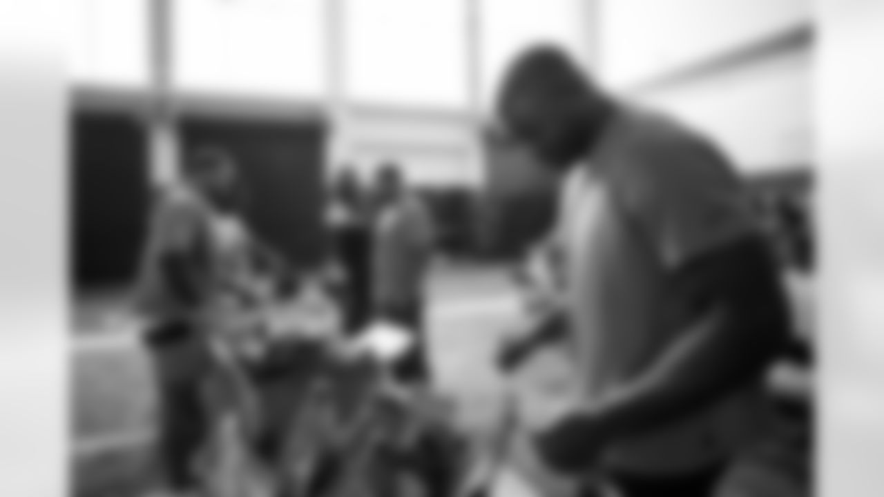 Aaron Patrick at an event packaging mental health supplies for local groups at UCHealth Training Center in Englewood, Colorado on May 24, 2022. (Photo by Ben Swanson)