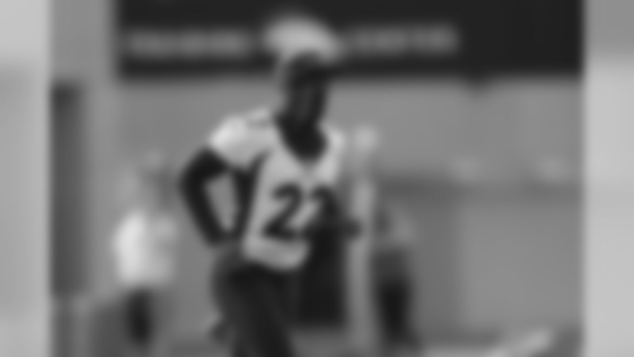 Kareem Jackson during strength and conditioning practice at UCHealth Training Center in Centennial, CO, August 04, 2020.
Photo by Gabriel Christus