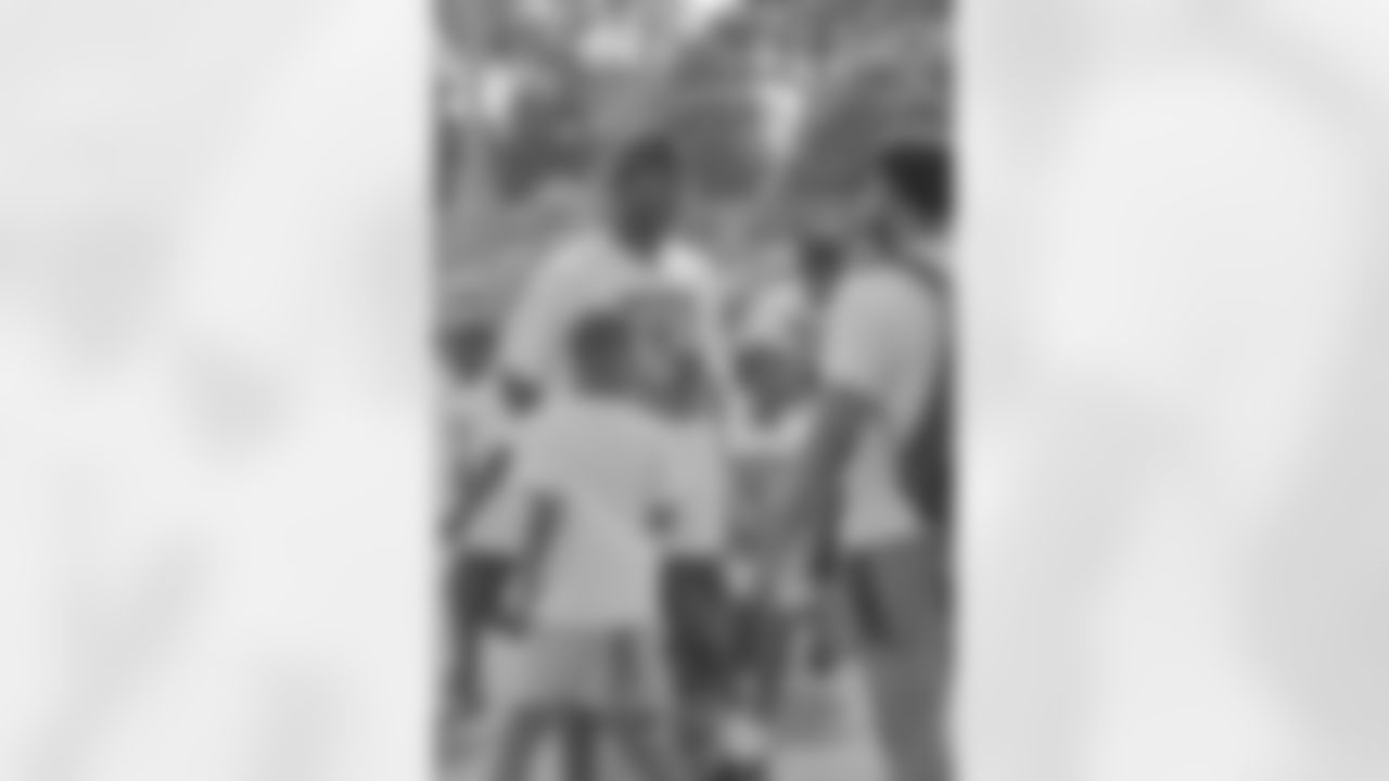 Will Parks hosts a youth football camp on June 29, 2019.