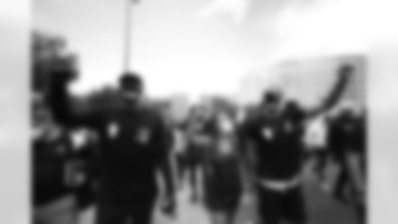 Courtland Sutton and Justin Simmons during a protest for racial justice on June 6, 2020 on the streets of downtown Denver, Colorado. Denver Broncos coaches and players came out to give their support.
Photo by Gabriel Christus