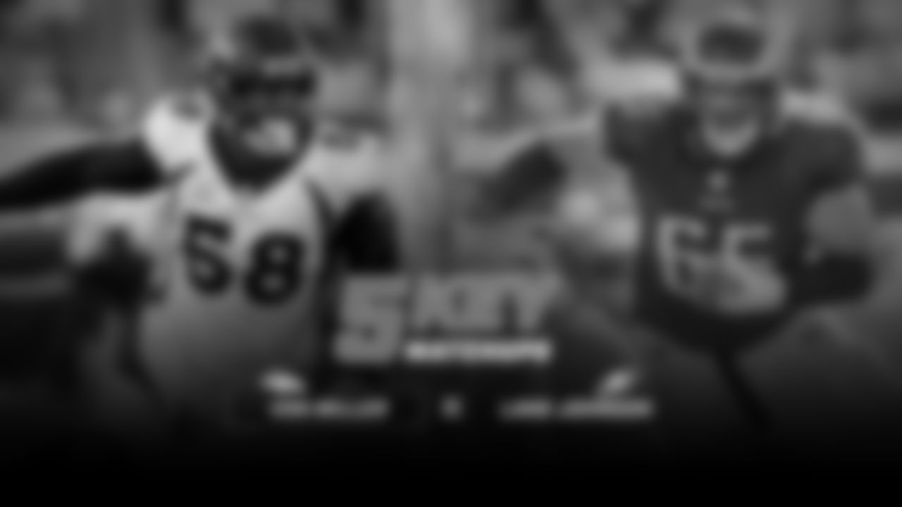 After failing to record a sack for the first time since the season opener, Von Miller will be hungry to get back in the sack column on Sunday. Like any opponent, right tackle Lane Johnson and the Eagles will be aware of where Von Miller is at all times on Sunday. But keeping an eye on him and stopping him are not the same thing, and Miller will constantly be a threat to blow up any passing or rushing play.
