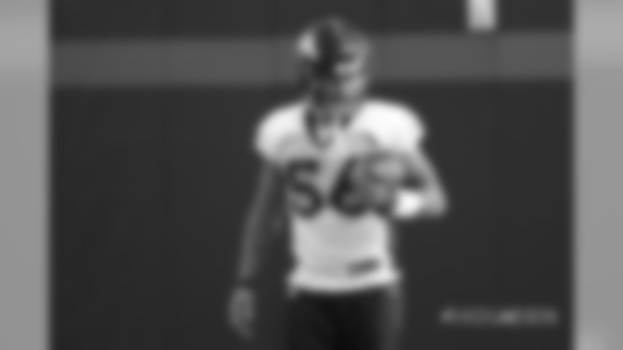 Shane Ray during practice at UCHealth Training Center on October 31, 2018.
Photo by Gabriel Christus