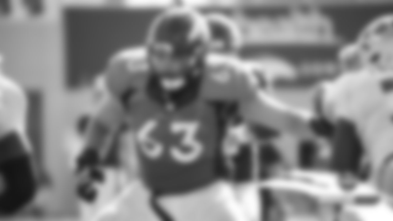 Ryan Crozier at a joint practice with the San Francisco 49ers on the 19th day of training camp on August 16, 2019.