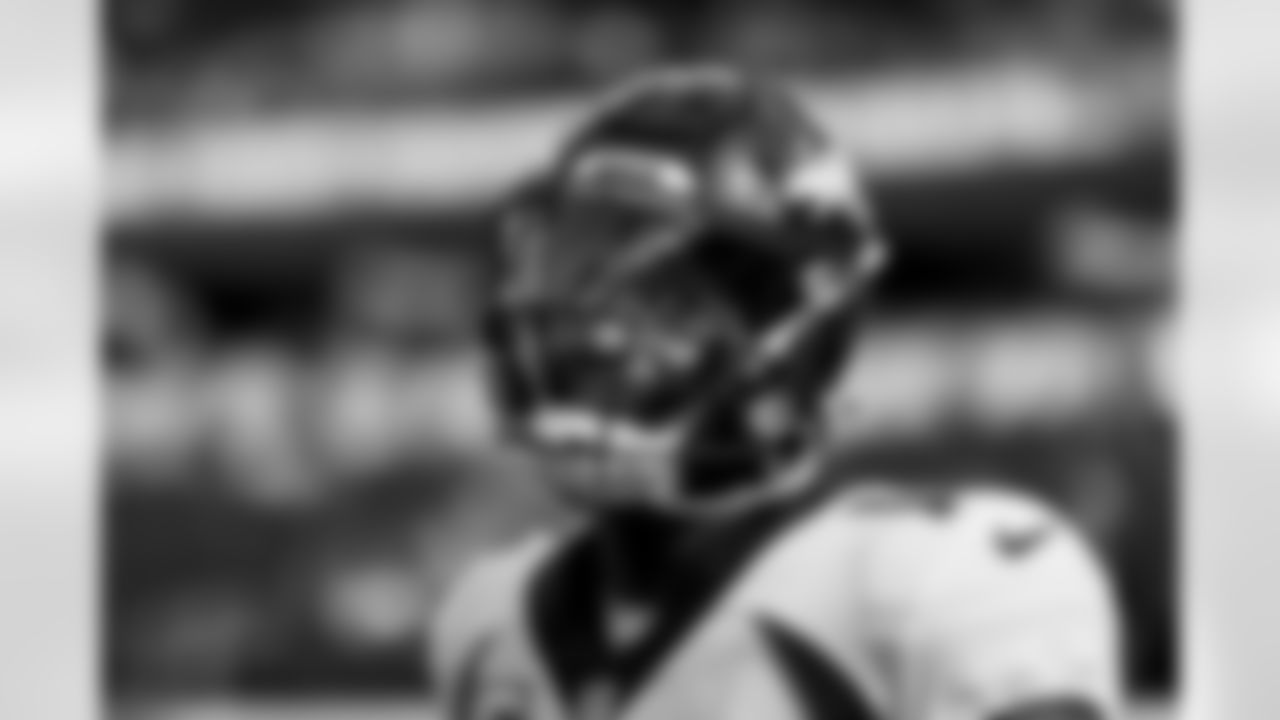 Courtland Sutton before the Broncos' Week 17 game against the Los Angeles Chargers at SoFi Stadium in Inglewood, California on January 2, 2022. (Photo by Gabriel Christus)
