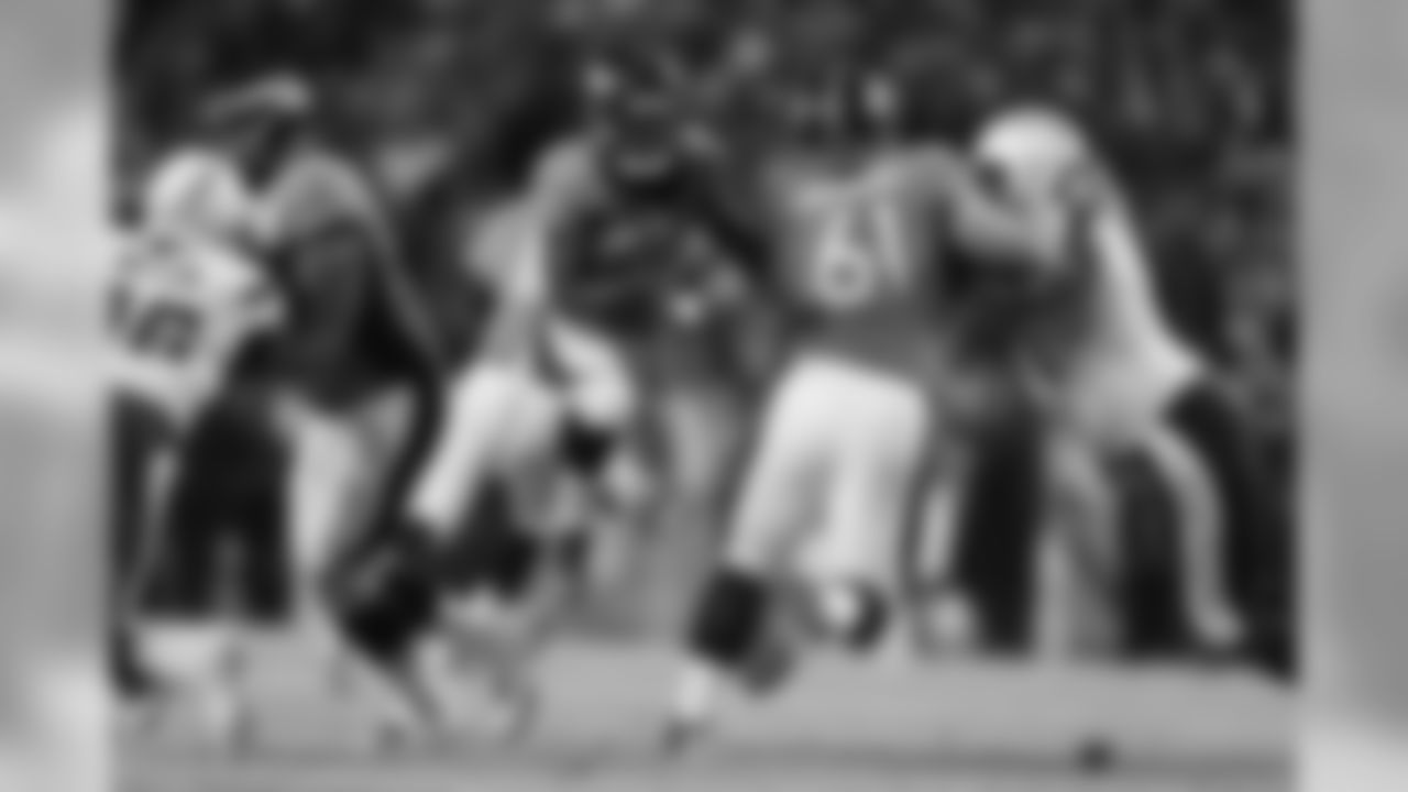 On the play after Keo's interception, RB Ronnie Hillman took a handoff 23 yards for a touchdown, giving the Broncos the game-winning score.