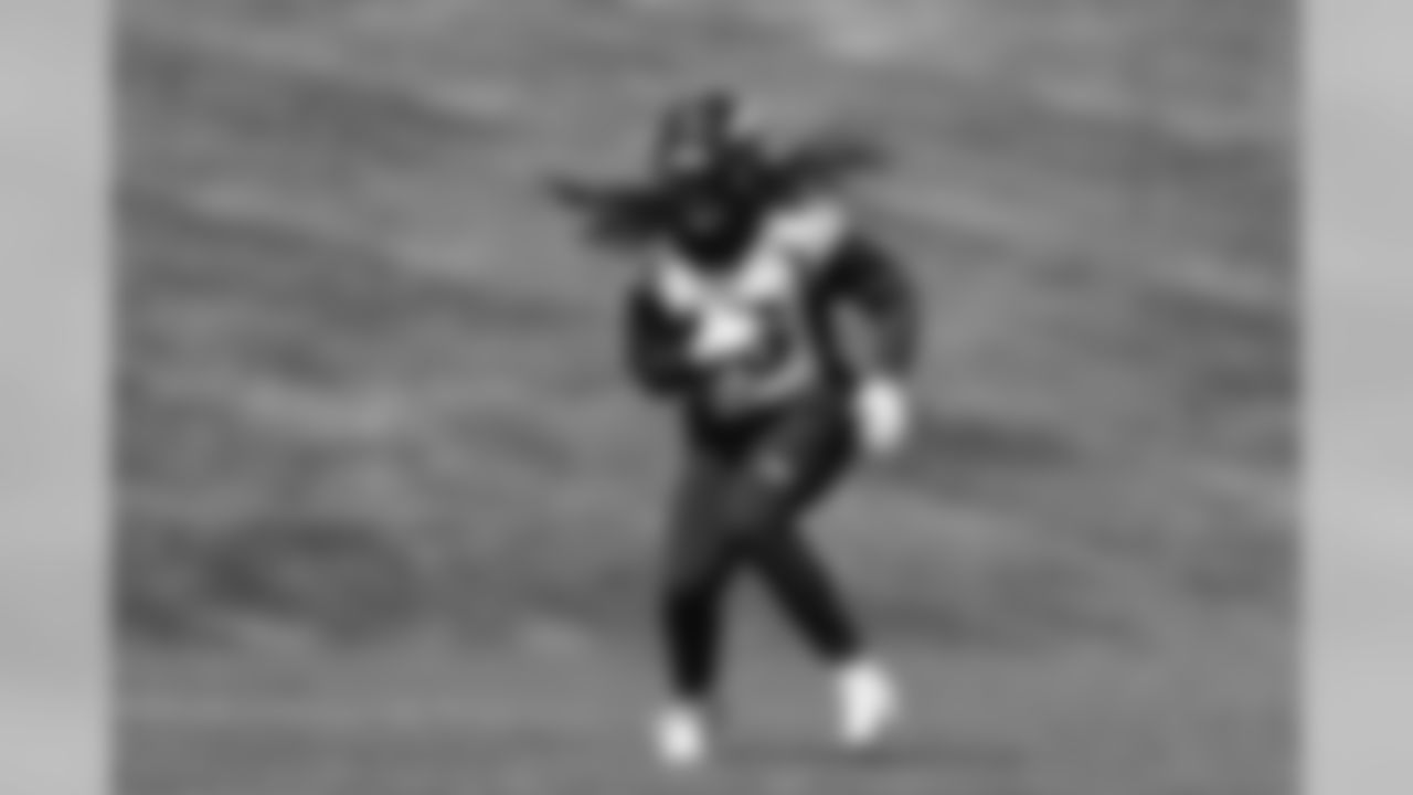 Alexander Johnson during practice at UCHealth Training Center in Centennial, CO, August 13, 2020.
Photo by Gabriel Christus