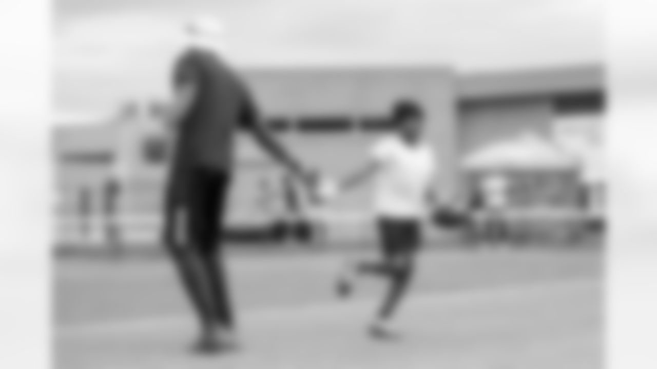 Courtland Sutton hosts his youth camp at Englewood High School in Englewood, Colorado on June 18, 2022. (Photo by Ben Swanson)