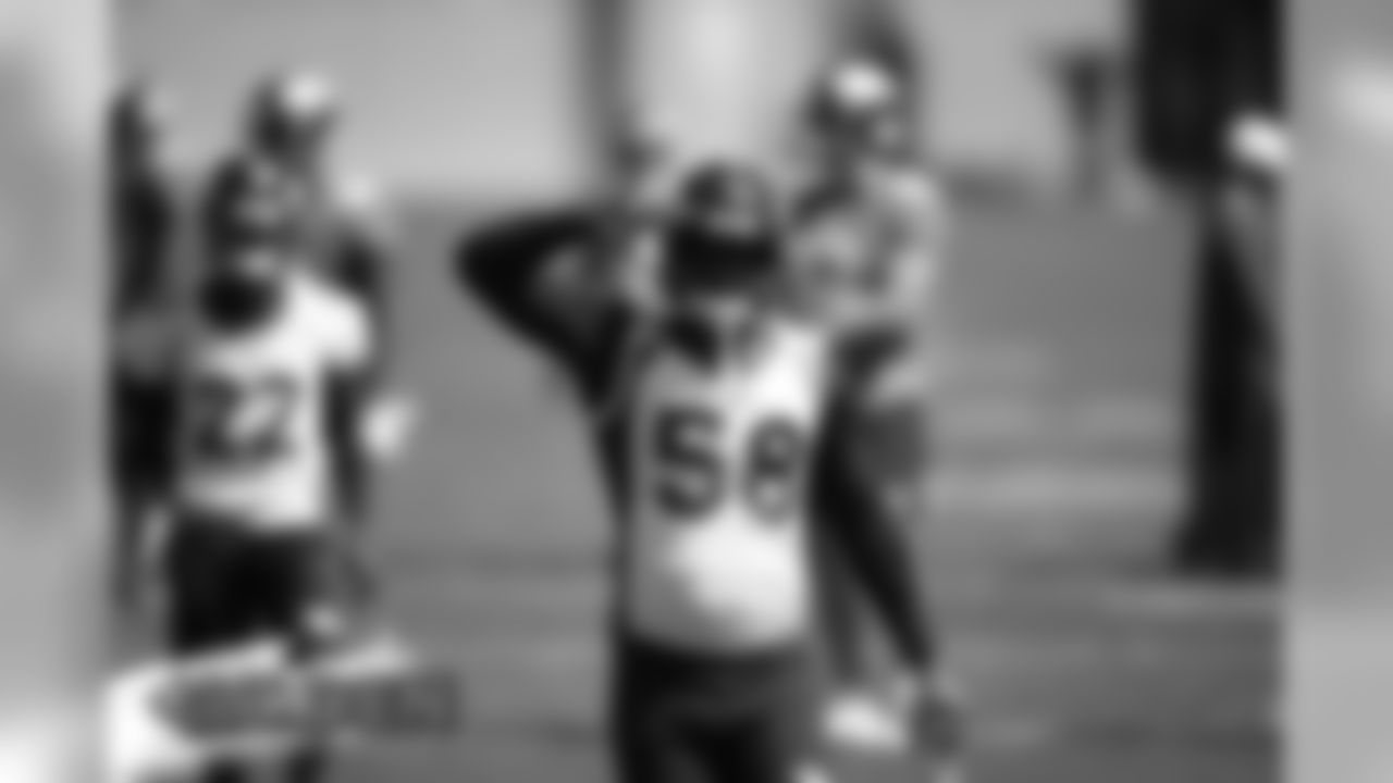 Von Miller during practice at UCHealth Training Center in Centennial, Colorado, August 26, 2019.
Photo by Gabriel Christus