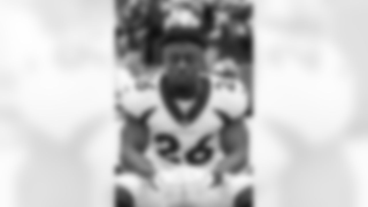 Denver Broncos running back Mike Boone (26) during the NFL Game against the Las Vegas Raiders on Sunday, October 2, 2022 at Allegiant Stadium in Las Vegas, Nevada.
Gabriel Christus / Denver Broncos
