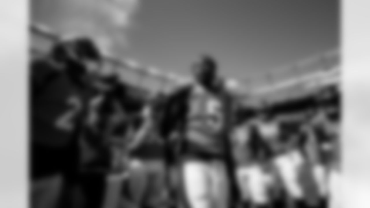 Teddy Bridgewater before the Broncos' Week 3 game against the New York Jets at Empower Field at Mile High in Denver, Colorado on September 26, 2021. (Photo by Gabriel Christus)