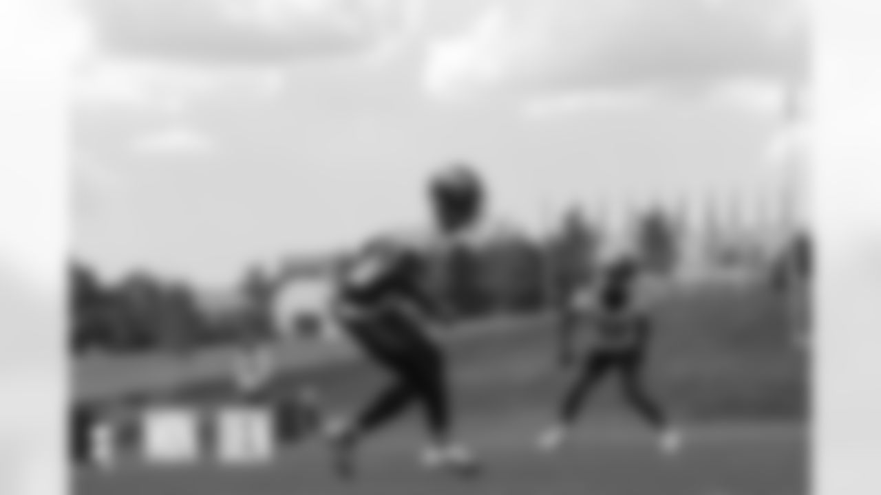 Essang Bassey during practice on Monday, August 22, 2022 at UCHealth Training Center in Englewood, Colorado.
Photo by Gabriel Christus/Denver Broncos