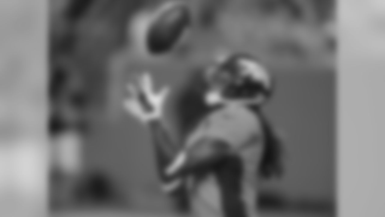 Denver Broncos wide receiver Isaiah Burse (19) prepares to return a punt.