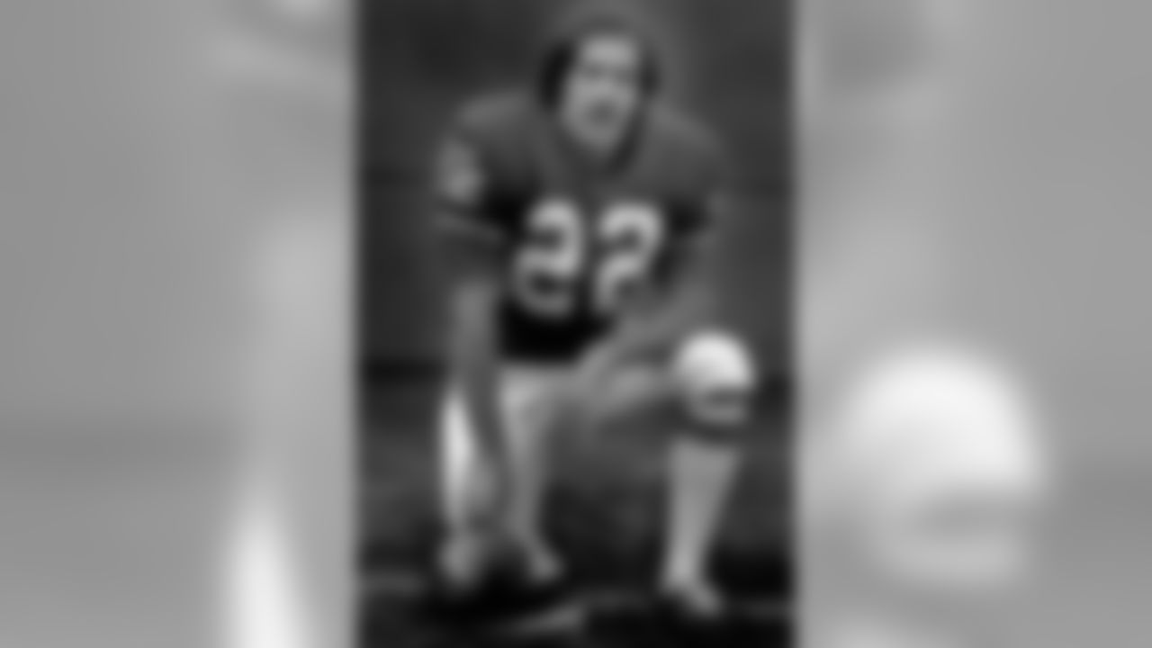 Career stats: nine seasons, 99 games, 304 rushes for 1,258 yards, 12 rushing touchdowns, 35 receptions for 357 receiving yards and two receiving touchdowns