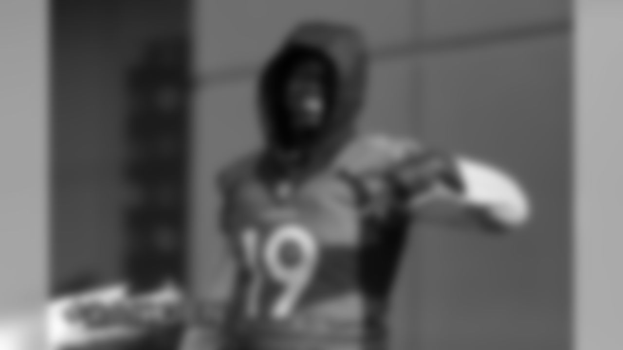 Fred Brown before practice on December 27, 2019 at UCHealth Training Center. (Photo by Ben Swanson)