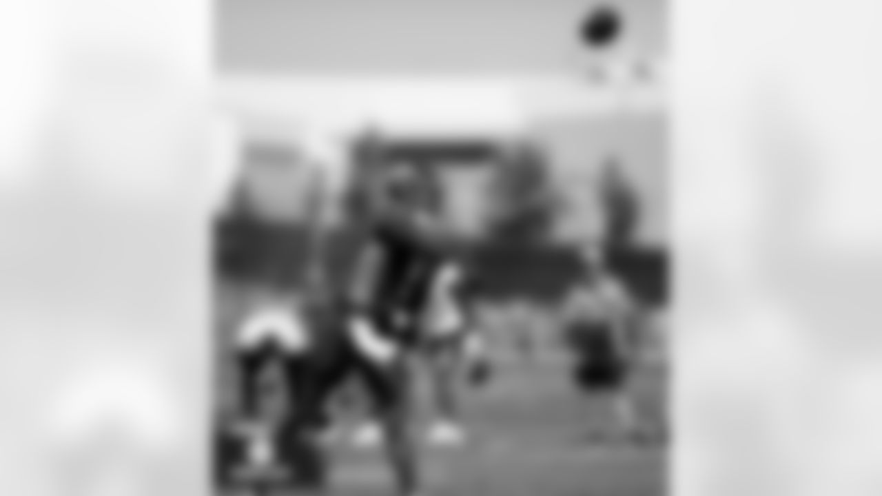 Teddy Bridgewater during practice at UCHealth Training Center in Englewood, Colorado on September 17, 2021. (Photo by Ben Swanson)