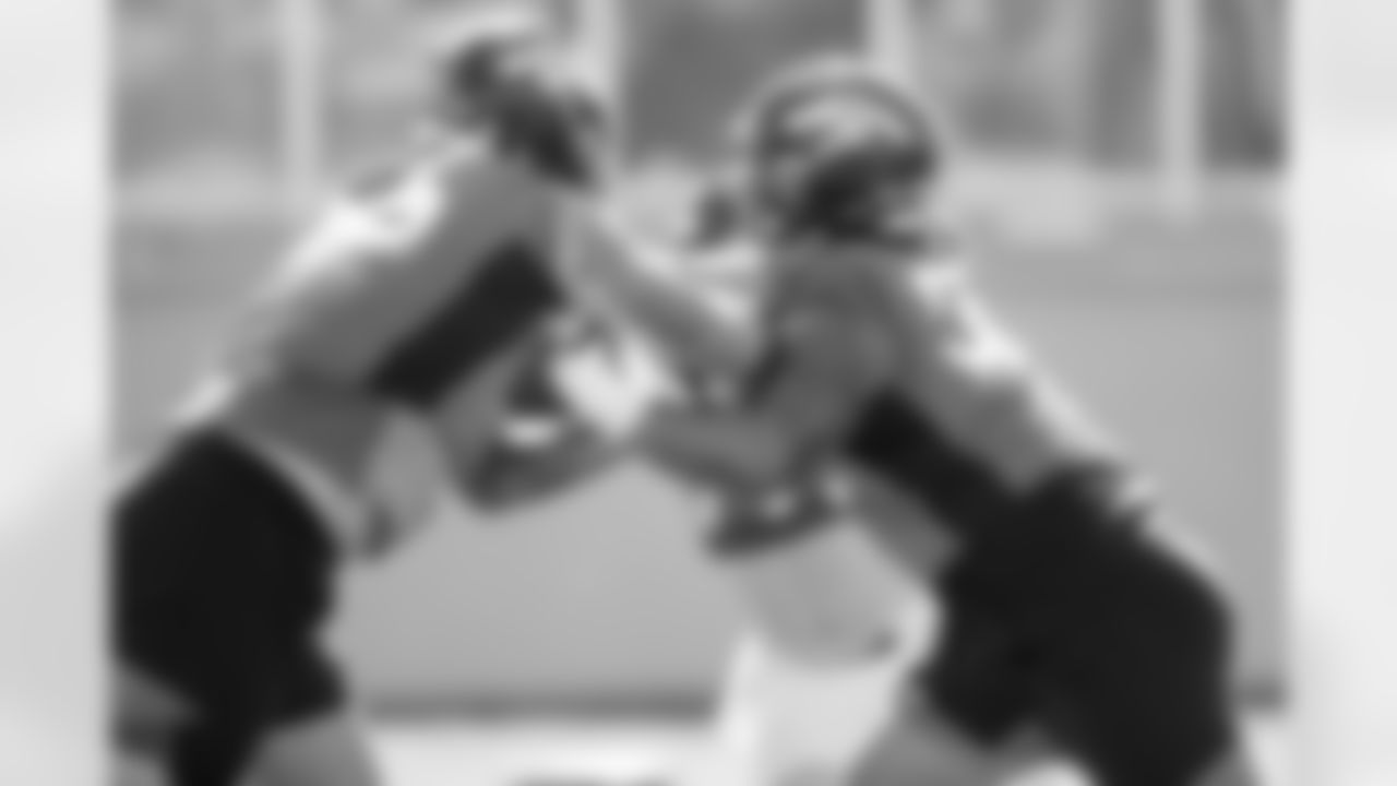 Netane Muti during the ninth day of OTA practices at UCHealth Training Center on June 9, 2021. (Photo by Ben Swanson)