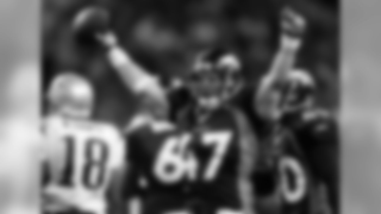The veteran safety came to Denver after 11 prolific years in Tampa Bay, but he had plenty more fuel in the tank for the Broncos. Lynch's hard hits and leadership helped drive the Broncos to their first AFC Championship appearance since the one that launched them to Super Bowl XXXIII. He earned four consecutive Pro Bowls nods in his four seasons in Denver and was named to the Ring of Fame in 2016.