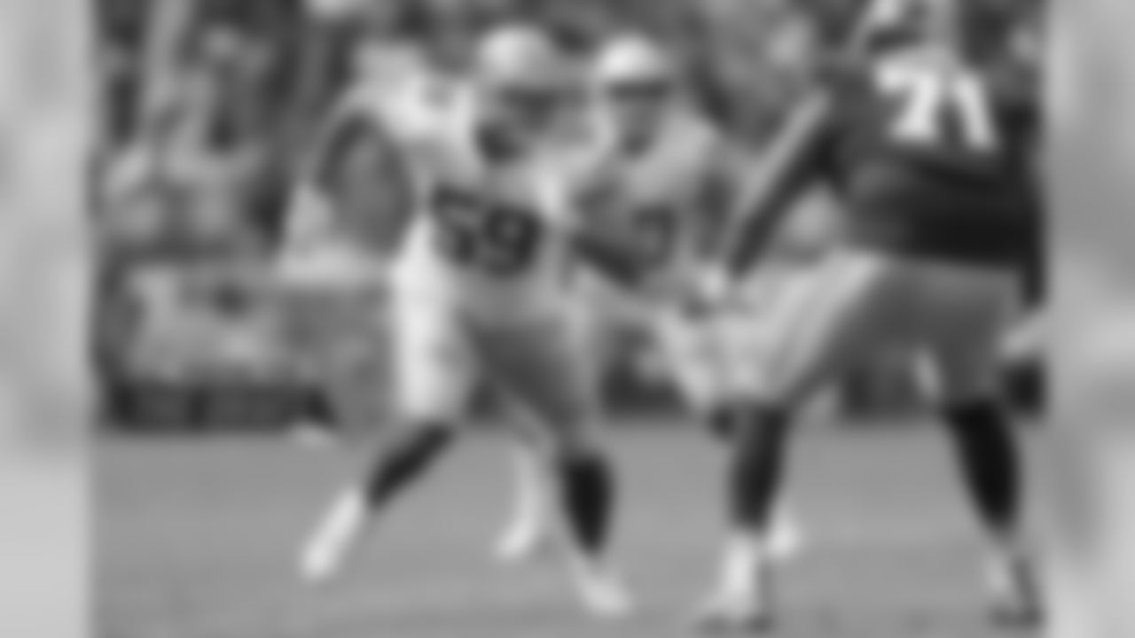 In Lynch's first two seasons (2014-15), he notched 12.5 sacks and 69 quarterback hurries (per Pro Football Focus) and looked as if he would become one of the league's best young pass rushers. But a four-game suspension in 2016 for a violation of the league's substance-abuse policy derailed him, and the 6-foot-6, 270-pounder has never gotten back on track. A calf injury prevented him from having an opportunity to get on the field for extensive work when injuries struck the 49ers last year. Lynch looks like the textbook example of a player who could benefit from hitting the reset button with a fresh start in a new city. (Terrell Lloyd/AP Images)