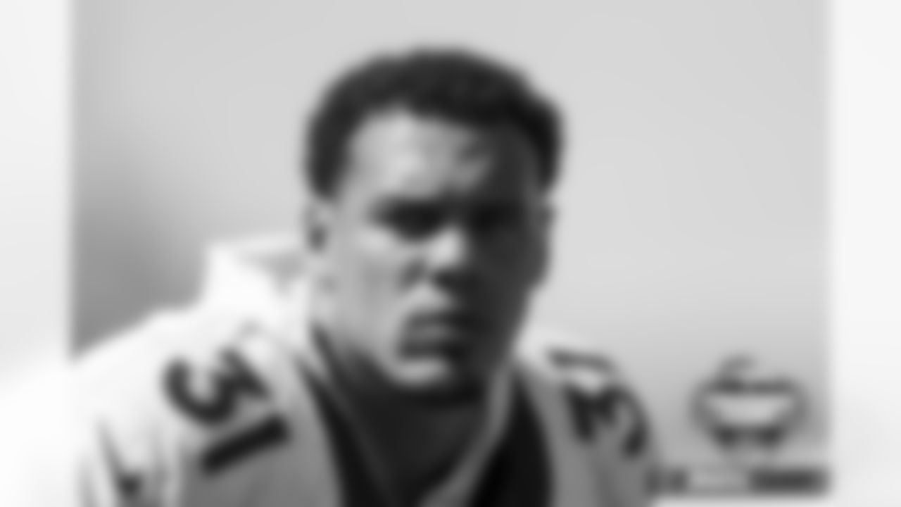 Justin Simmons at practice on Day 12 of training camp at UCHealth Training Center in Englewood, Colorado on August 9, 2022. (Photo by Ben Swanson)