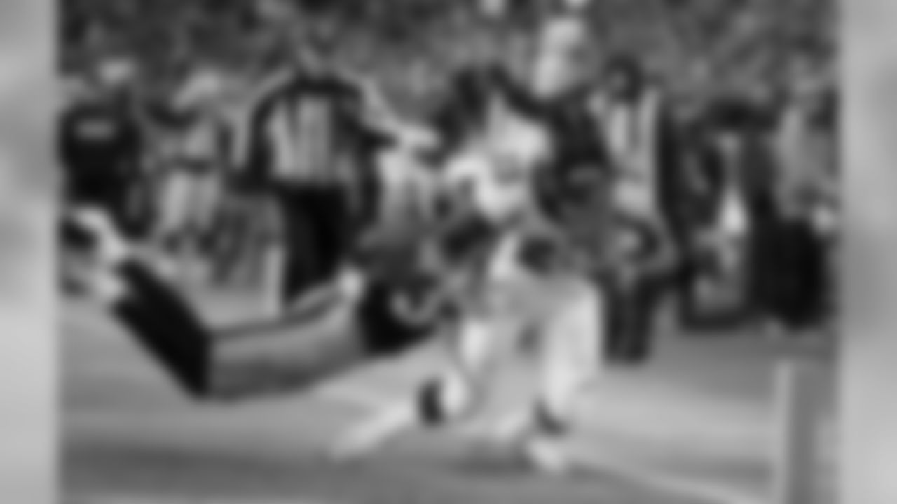 Hillman dove into the end zone just inside the left pylon for his first career receiving touchdown.