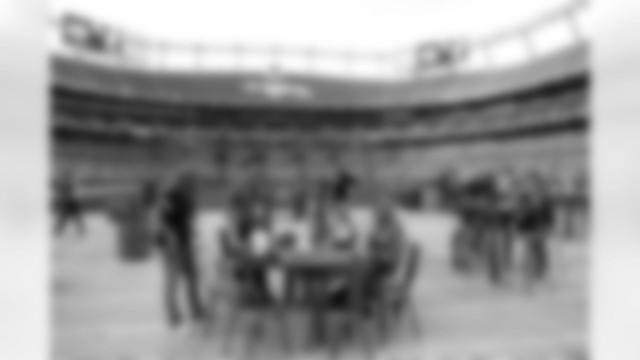 Guests dine at the seventh annual Taste of the Broncos event at Empower Field at Mile High on September 13, 2021. (Photo by Gabriel Christus)