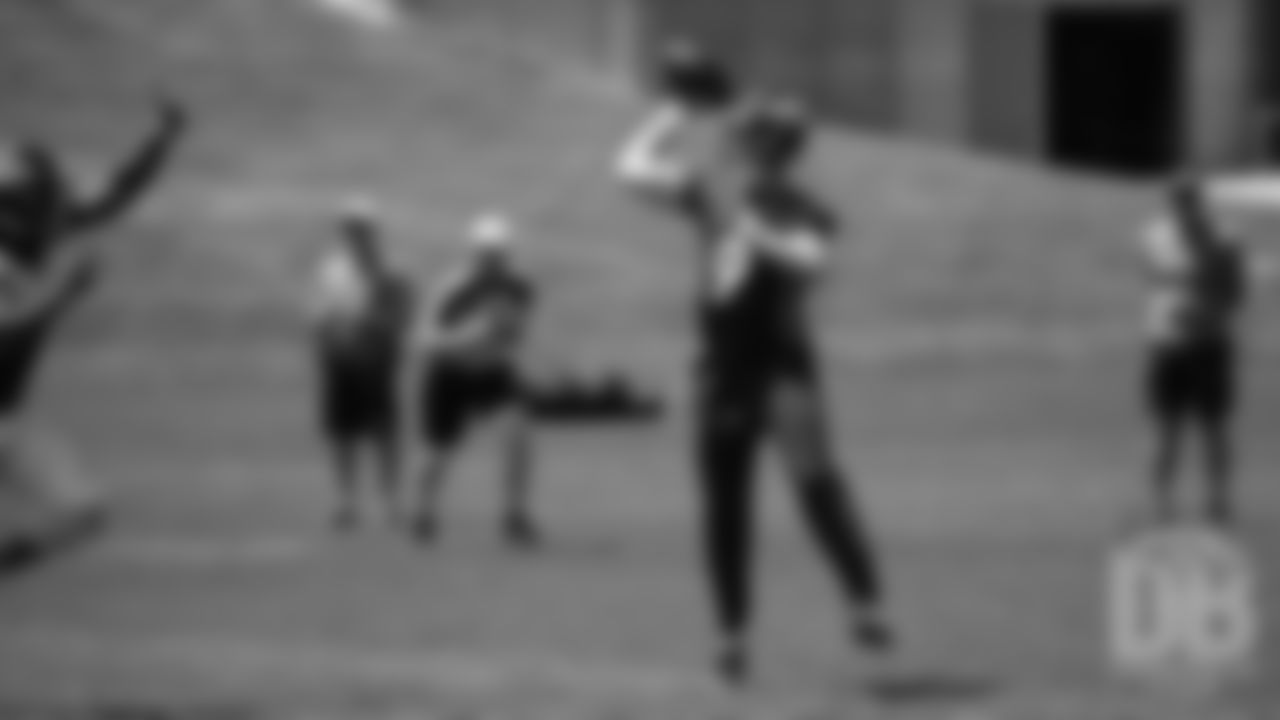Kevin Hogan during the Broncos' second mandatory minicamp practice on June 5, 2019.
