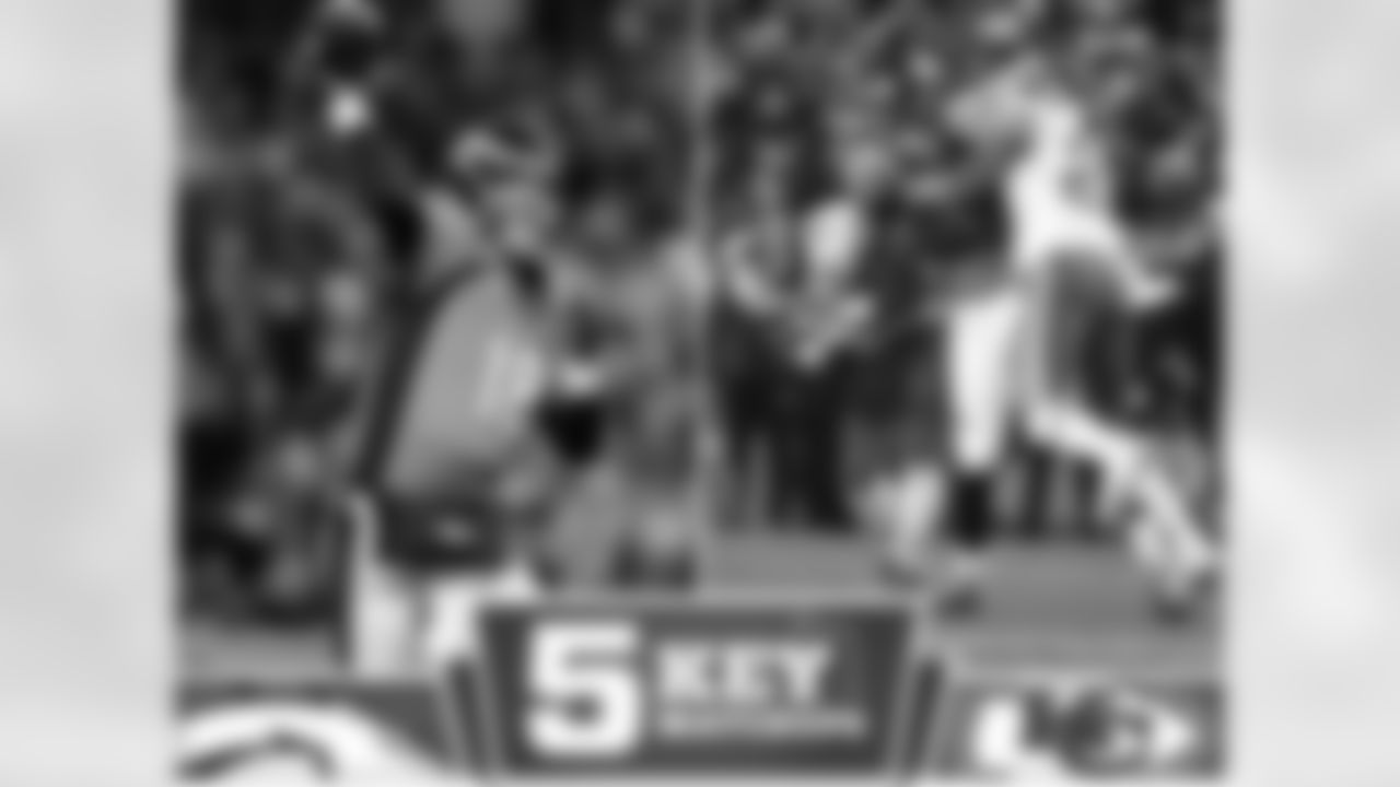 In the first matchup between these two teams Peyton Manning threw for 323 yards and a touchdown without being sacked and without throwing an interception. Another game like that would go a long way towards a Broncos' victory in Kansas City.