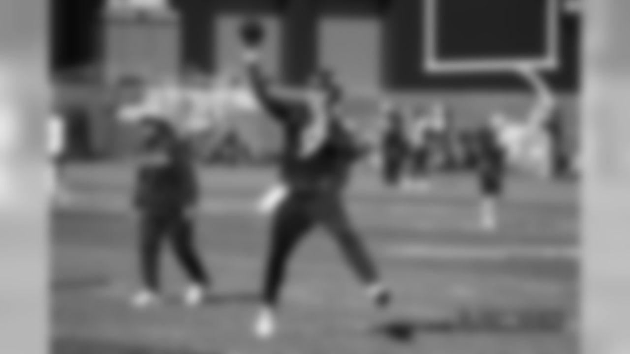 Kevin Hogan at practice at UCHealth Training Center on October 12, 2018.