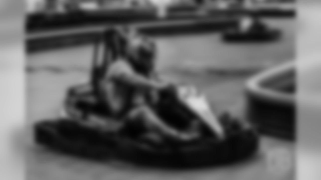 a player at Von's Vision fourth annual Go-Kart Grand Prix to fundraise for the foundation.