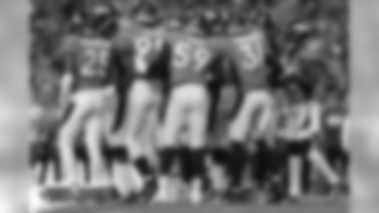 During the Broncos' game against the Kansas City Chiefs at Empower Field at Mile High on October 17, 2019. (Photo by Gabriel Christus)