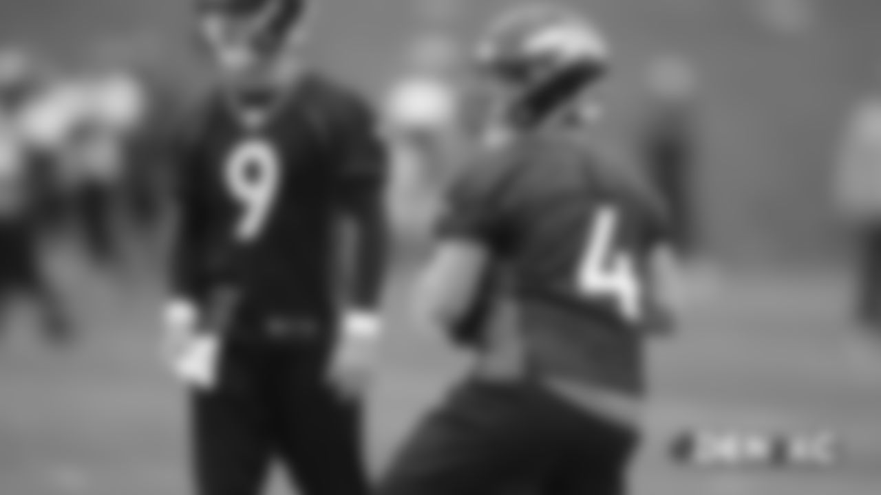Case Keenum during practice at UCHealth Training Center in Centennial, CO, October 24, 2018.
Photo by Gabriel Christus