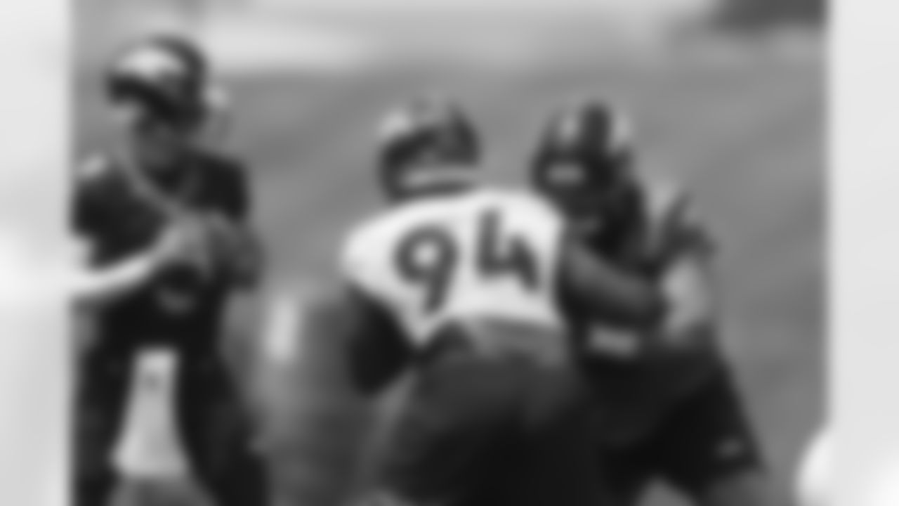 Austin Schlottmann during minicamp on Wednesday, June 16, 2021 at UCHealth Training Center in Englewood, Colorado