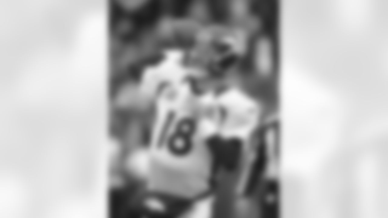 QB Peyton Manning finished with a passer rating of 94.9.