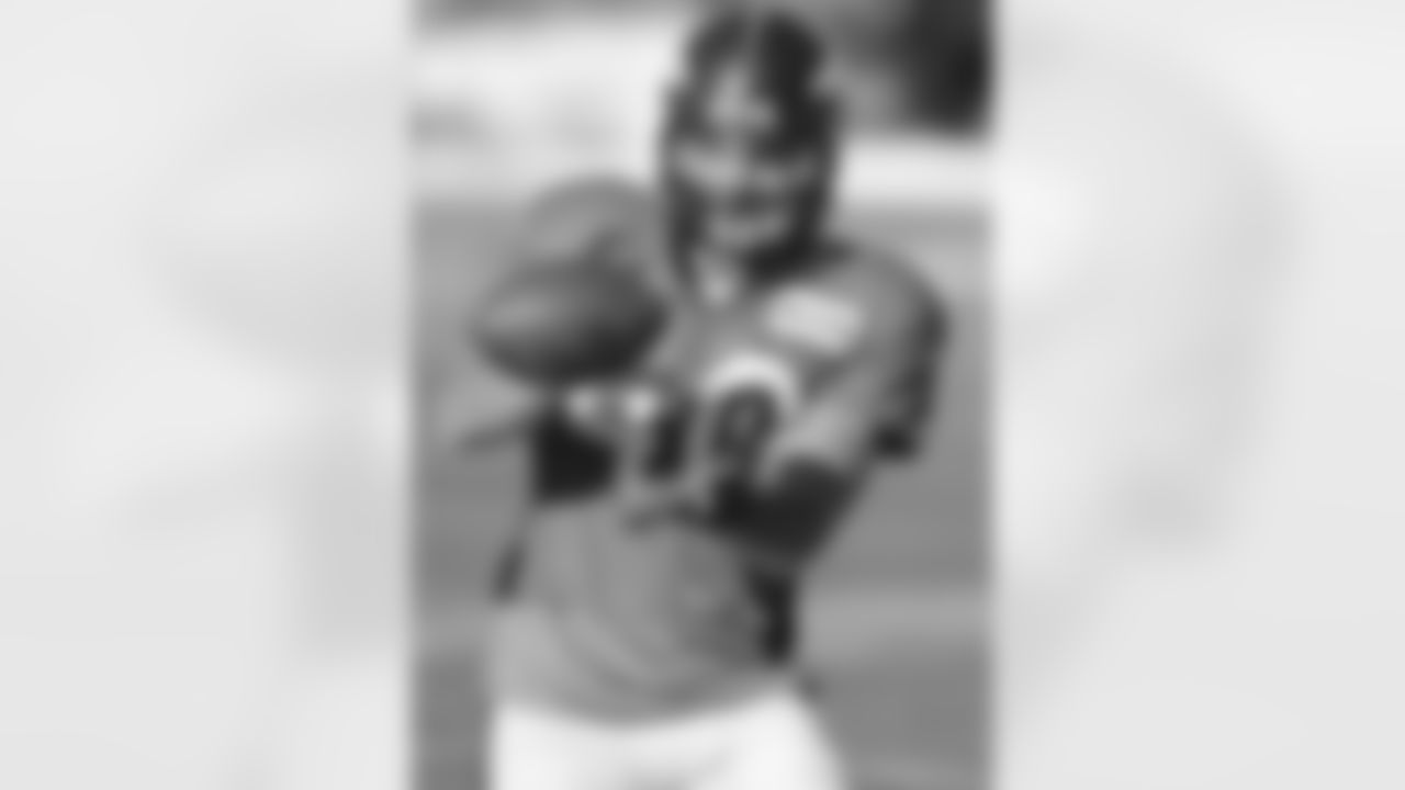 FB Jacob Hester makes a catch.