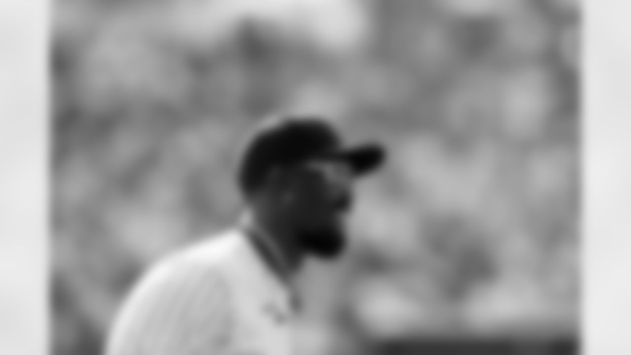 Von Miller at the 2021 MLB All-Star Celebrity Softball Game at Coors Field on July 11, 2021. (Photo by Ben Swanson)