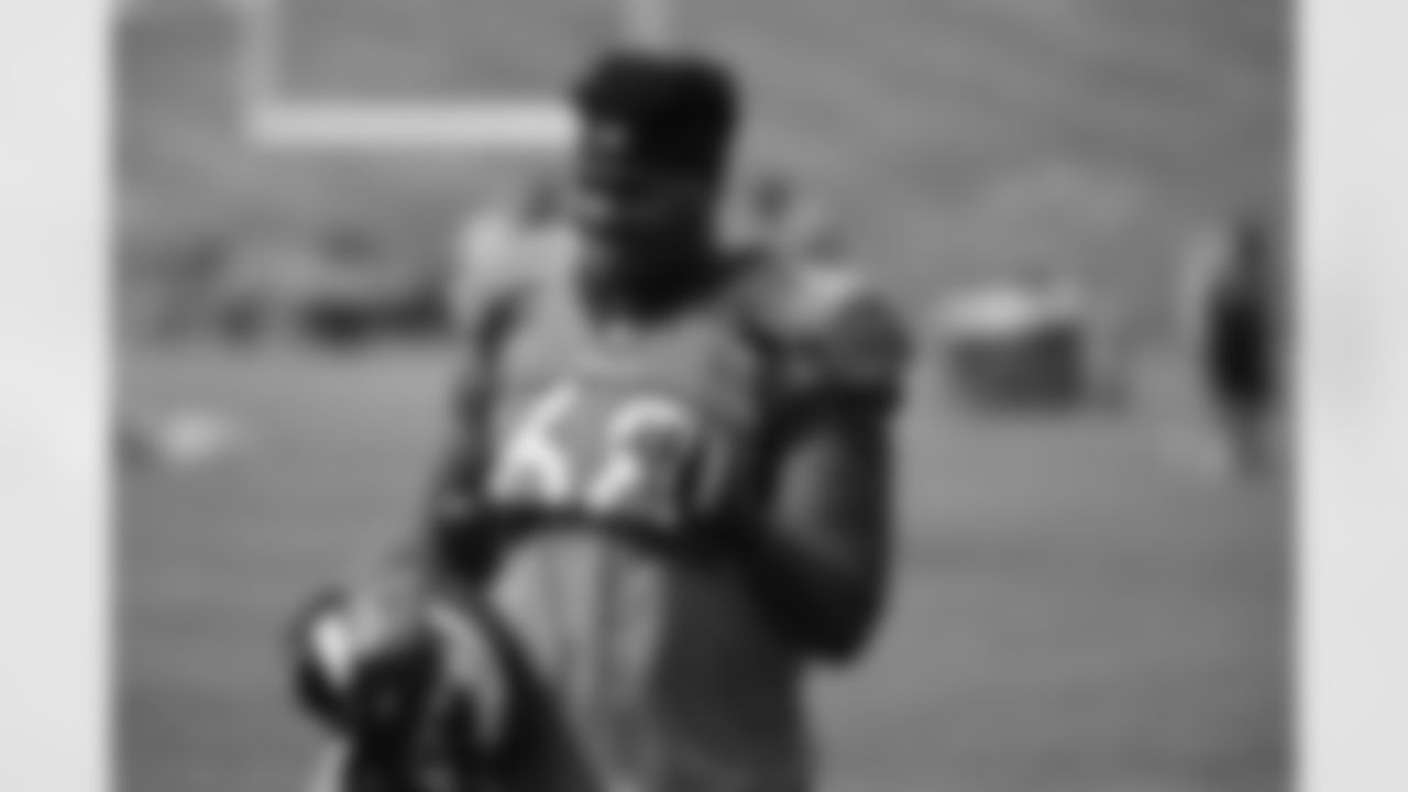 Elijah Wilkinson during training camp at UCHealth Training Center in Centennial, CO, August 23, 2020.
Photo by Gabriel Christus