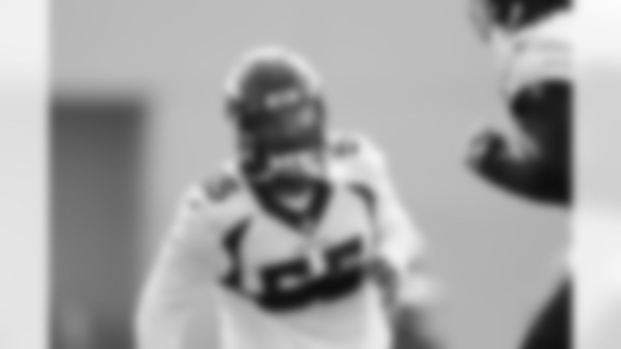 Bradley Chubb during training camp at UCHealth Training Center in Centennial, CO, August 24, 2020.
Photo by Gabriel Christus