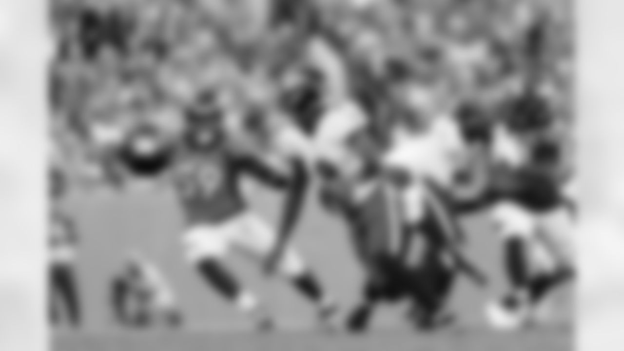 Malik Reed during the Broncos' Week 4 game against the Baltimore Ravens on October 3, 2021 at Empower Field at Mile High in Denver, Colorado. (Photo by Gabriel Christus)