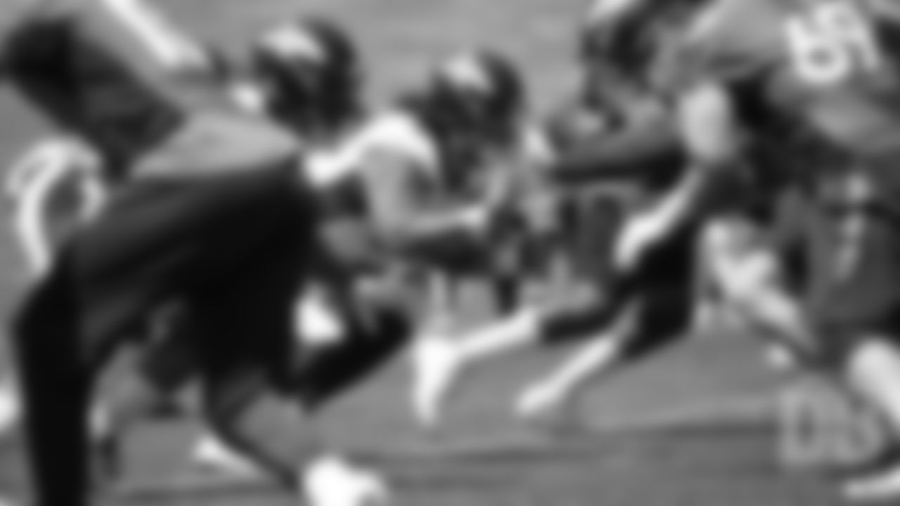 Mike Purcell during the Broncos' practice on the ninth day of their OTAs on May 31, 2019.