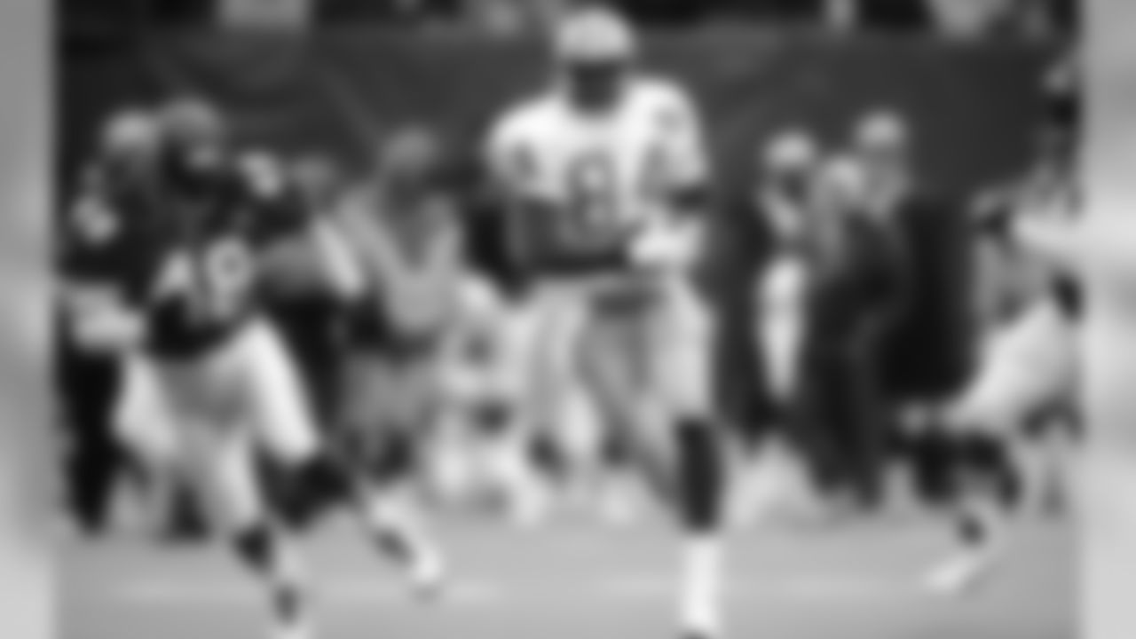 Career accolades and stats: Three-time first-team All Pro, two-time second-team All Pro, four-time Pro Bowler, two-time NFL receptions season leader, 670 receptions for 9,174 yards and 62 touchdowns.
Until the arrival of Calvin Johnson, there had been no better or more productive Lions receiver than Herman Moore. The former track athlete finished his career as the franchise leader in receptions, receiving yards and receiving touchdowns, though Johnson would reset those records.