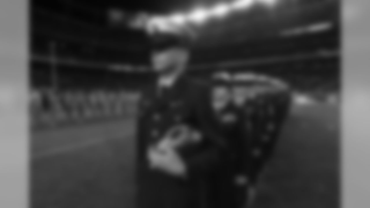 Salute to Service ceremony during halftime in the NFL game between the Denver Broncos and the Kansas City Chiefs at Sports Authority Field in Denver, Colo. November 27, 2016.