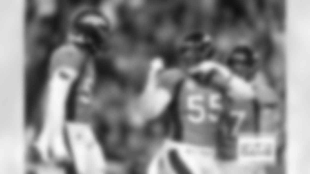 during a NFL game against the Indianapolis Colts on Thursday, October 6, 2022 at Empower Field at Mile High in Denver, Colorado.
Photo by Gabriel Christus / Denver Broncos