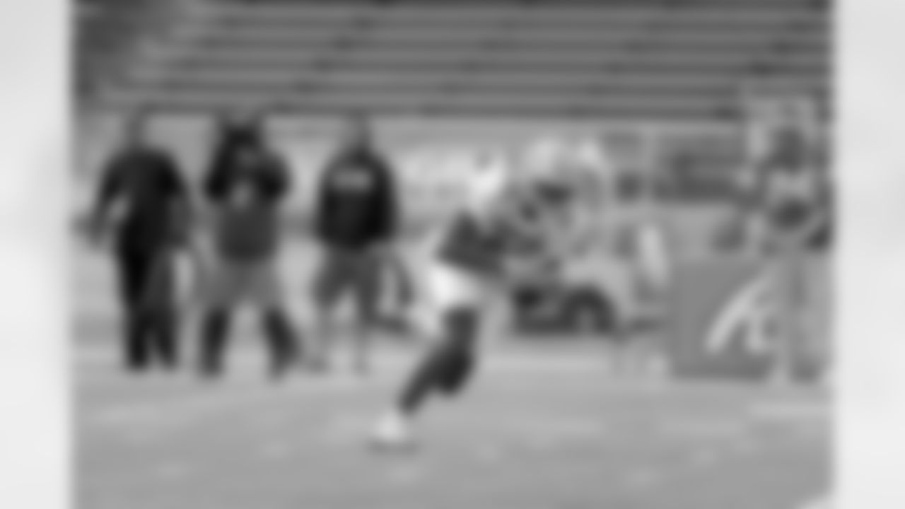 While Washington was a star for the South team, Kansas State WR Byron Pringle was identified by South teammate M.J. Stewart (CB, North Carolina) as the toughest wide receiver he'd had to cover this week. "He's tough and quick at the line," Stewart said. He made one reception possible during a one-on-one drill Thursday with a sharp stop to his route, forcing the cornerback out of position. That allowed Pringle to easily turn back for the reception near the left sideline.