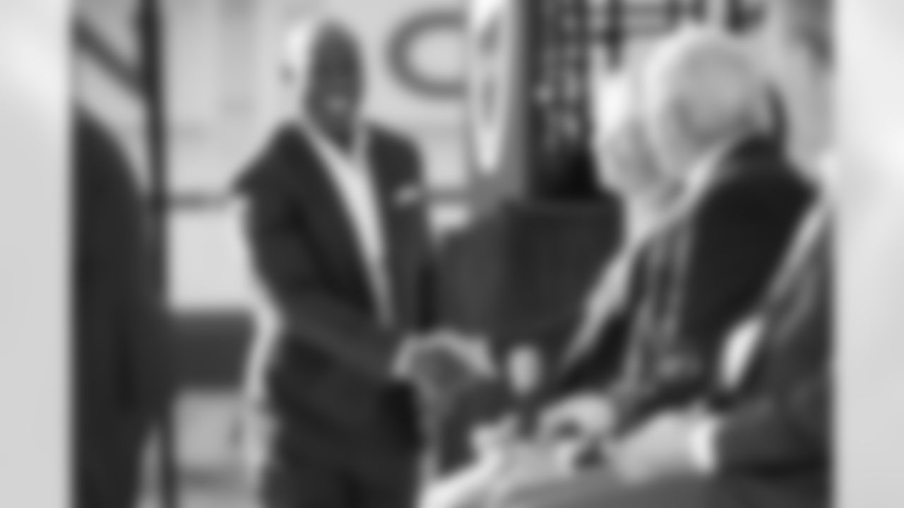 Terrell Davis during the alumni banquet and reunion celebration at Centura Health Training Center in Englewood, Colorado on September 16, 2023. Photo by Ben Swanson / Denver Broncos