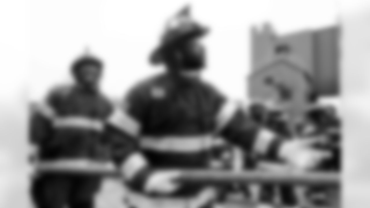 Seth Williams visits the Denver Fire Academy on November 2, 2021 in recognition of First Responders Appreciation Day.