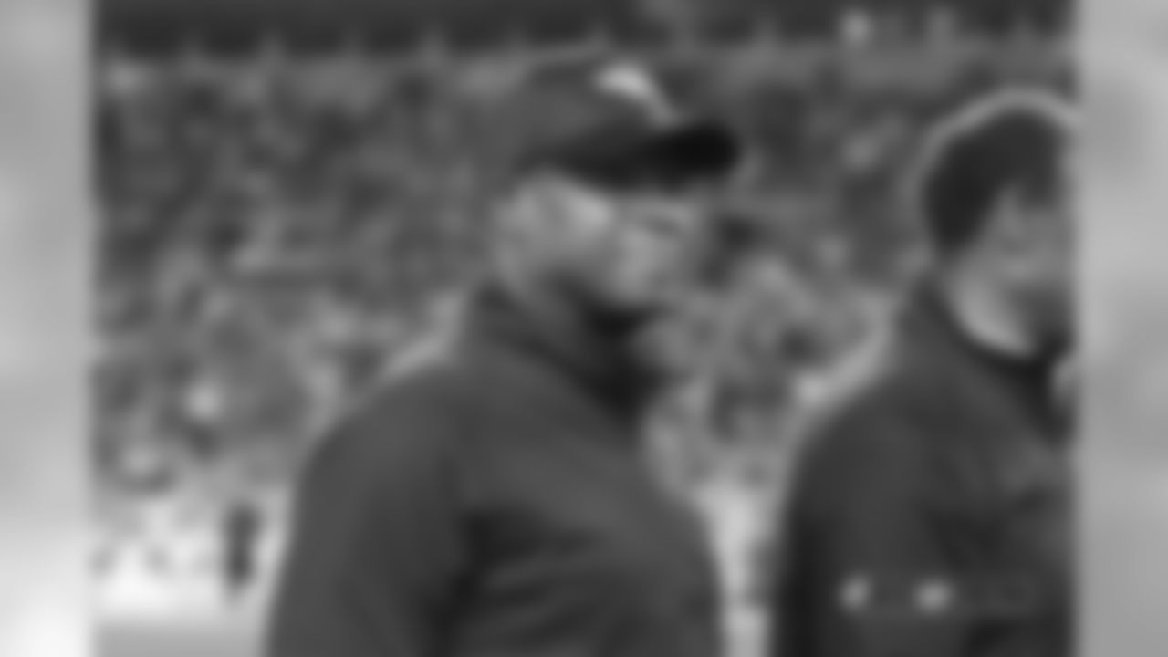 Ring of Fame former wide receiver/returner Rick Upchurch during the Ring of Fame recognition show at halftime during the game against the Kansas City Chiefs at Broncos Stadium at Mile High on October 1, 2018.