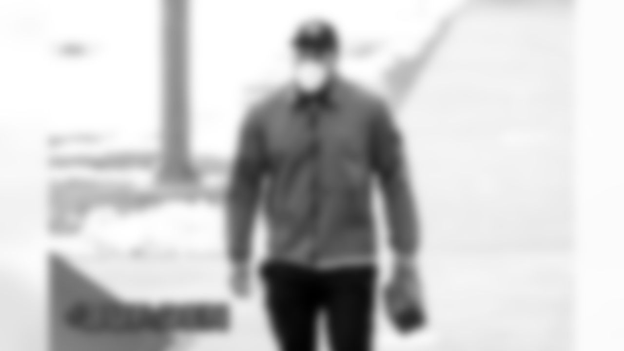 Bradley Chubb arrives before the Broncos' Week 15 game against the Buffalo Bills at Empower Field at Mile High in Denver, Colorado on December 19, 2020. (Photo by Gabriel Christus)