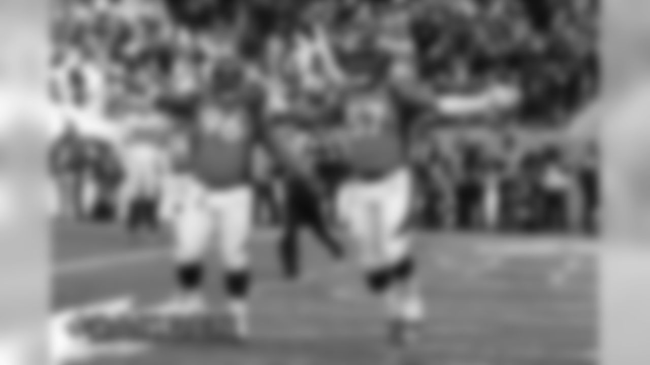 During the Denver Broncos' Week 17 game against the Oakland Raiders at Empower Field at Mile High on December 29, 2019. (Photo by Eric Lars Bakke)